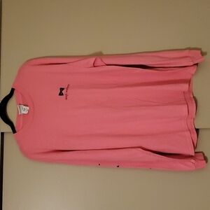 Simply Southern Pink Preppy Long Sleeved T-Shirt Size Large